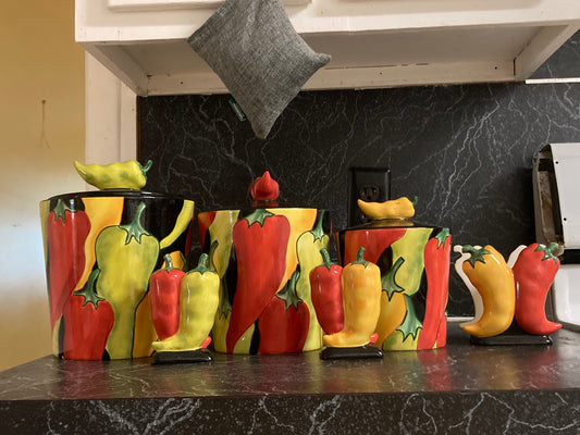 Caliente canister set with accessories